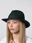 Шляпа BAILEY арт. 7005 CURTIS (темно-зеленый)